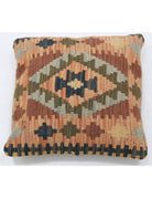 Pillows 1' 5" X 1' 5" Hand-Woven Wool Pillow 1' 5" X 1' 5" (43 X 43) / Multi / Multi