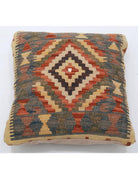 Pillows 1' 5" X 1' 5" Hand-Woven Wool Pillow 1' 5" X 1' 5" (43 X 43) / Multi / Multi