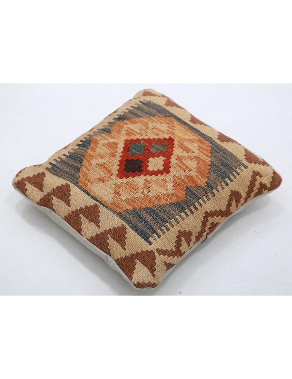 Pillows 1' 5" X 1' 5" Hand-Woven Wool Pillow 1' 5" X 1' 5" (43 X 43) / Multi / Multi