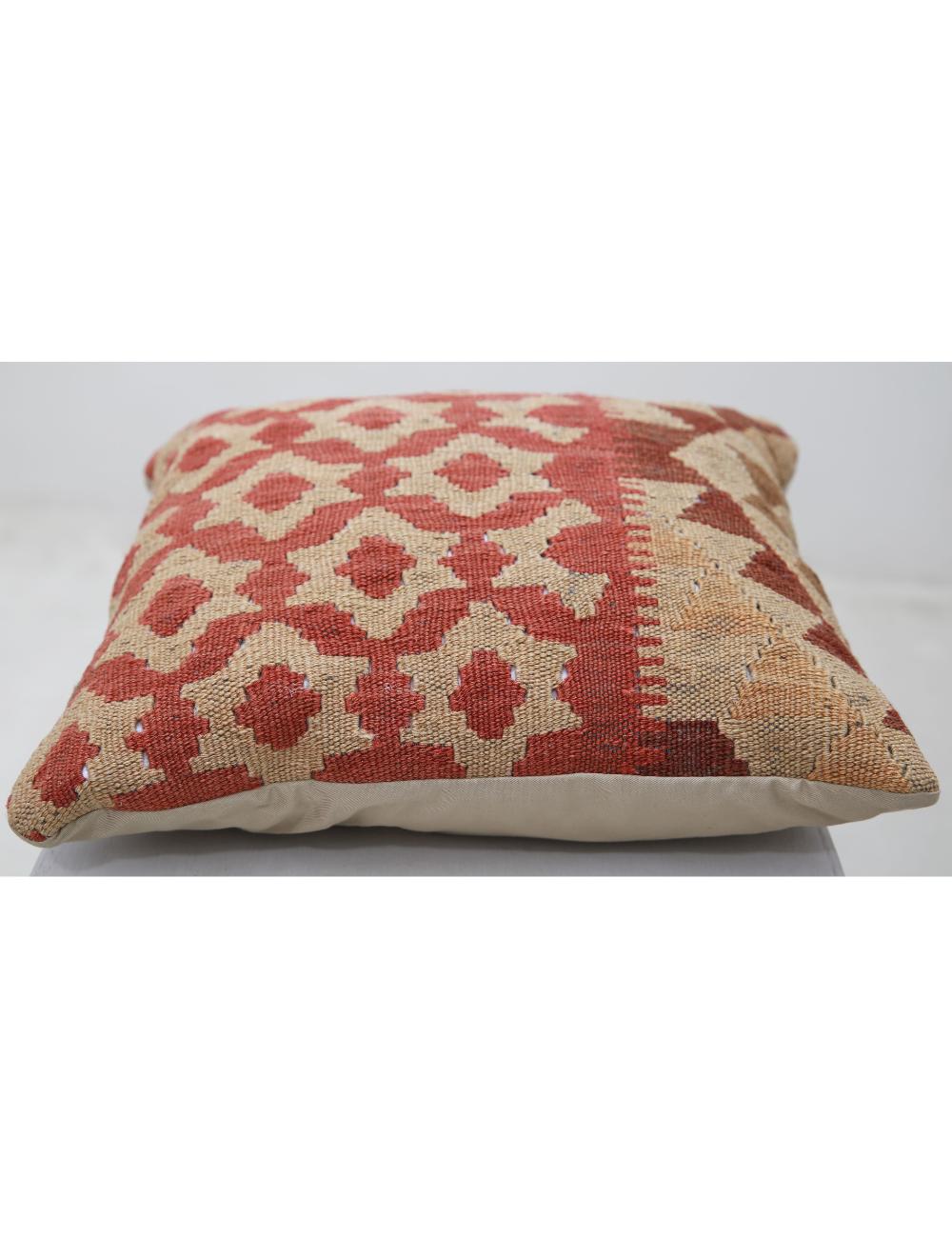 Pillows 1' 5" X 1' 5" Hand-Woven Wool Pillow 1' 5" X 1' 5" (43 X 43) / Multi / Multi