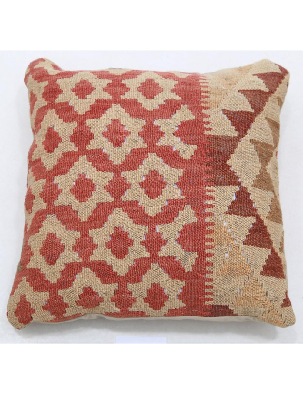 Pillows 1' 5" X 1' 5" Hand-Woven Wool Pillow 1' 5" X 1' 5" (43 X 43) / Multi / Multi