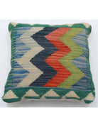 Pillows 1' 5" X 1' 5" Hand-Woven Wool Pillow 1' 5" X 1' 5" (43 X 43) / Multi / Multi