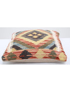 Pillows 1' 5" X 1' 5" Hand-Woven Wool Pillow 1' 5" X 1' 5" (43 X 43) / Multi / Multi