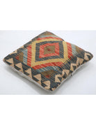 Pillows 1' 5" X 1' 5" Hand-Woven Wool Pillow 1' 5" X 1' 5" (43 X 43) / Multi / Multi