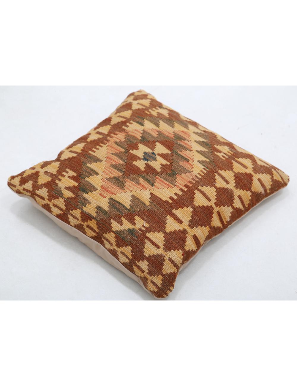 Pillows 1' 5" X 1' 5" Hand-Woven Wool Pillow 1' 5" X 1' 5" (43 X 43) / Multi / Multi