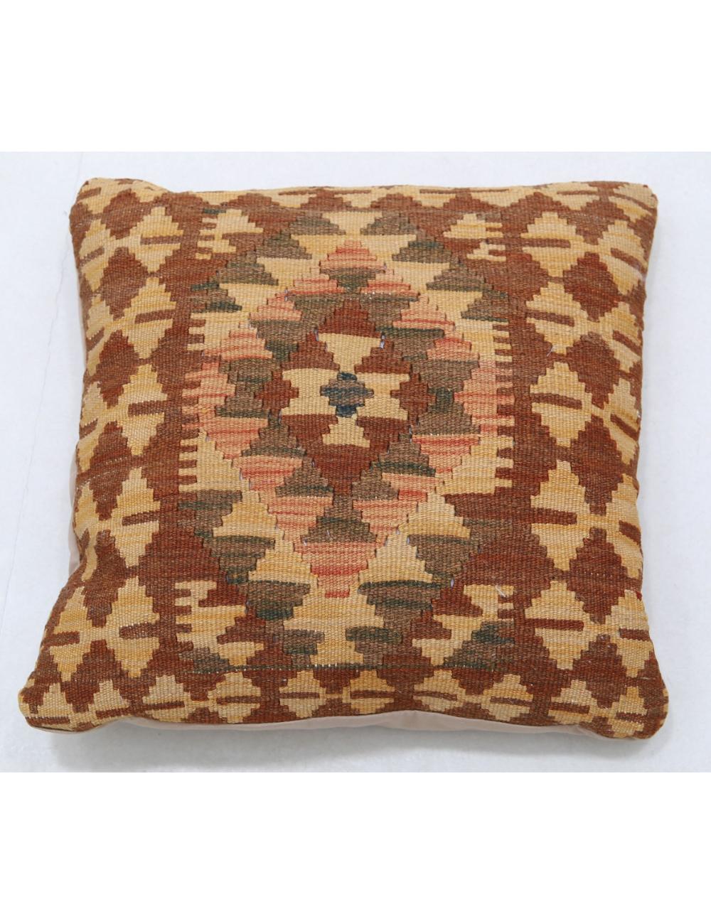 Pillows 1' 5" X 1' 5" Hand-Woven Wool Pillow 1' 5" X 1' 5" (43 X 43) / Multi / Multi