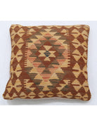 Pillows 1' 5" X 1' 5" Hand-Woven Wool Pillow 1' 5" X 1' 5" (43 X 43) / Multi / Multi