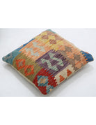 Pillows 1' 5" X 1' 5" Hand-Woven Wool Pillow 1' 5" X 1' 5" (43 X 43) / Multi / Multi