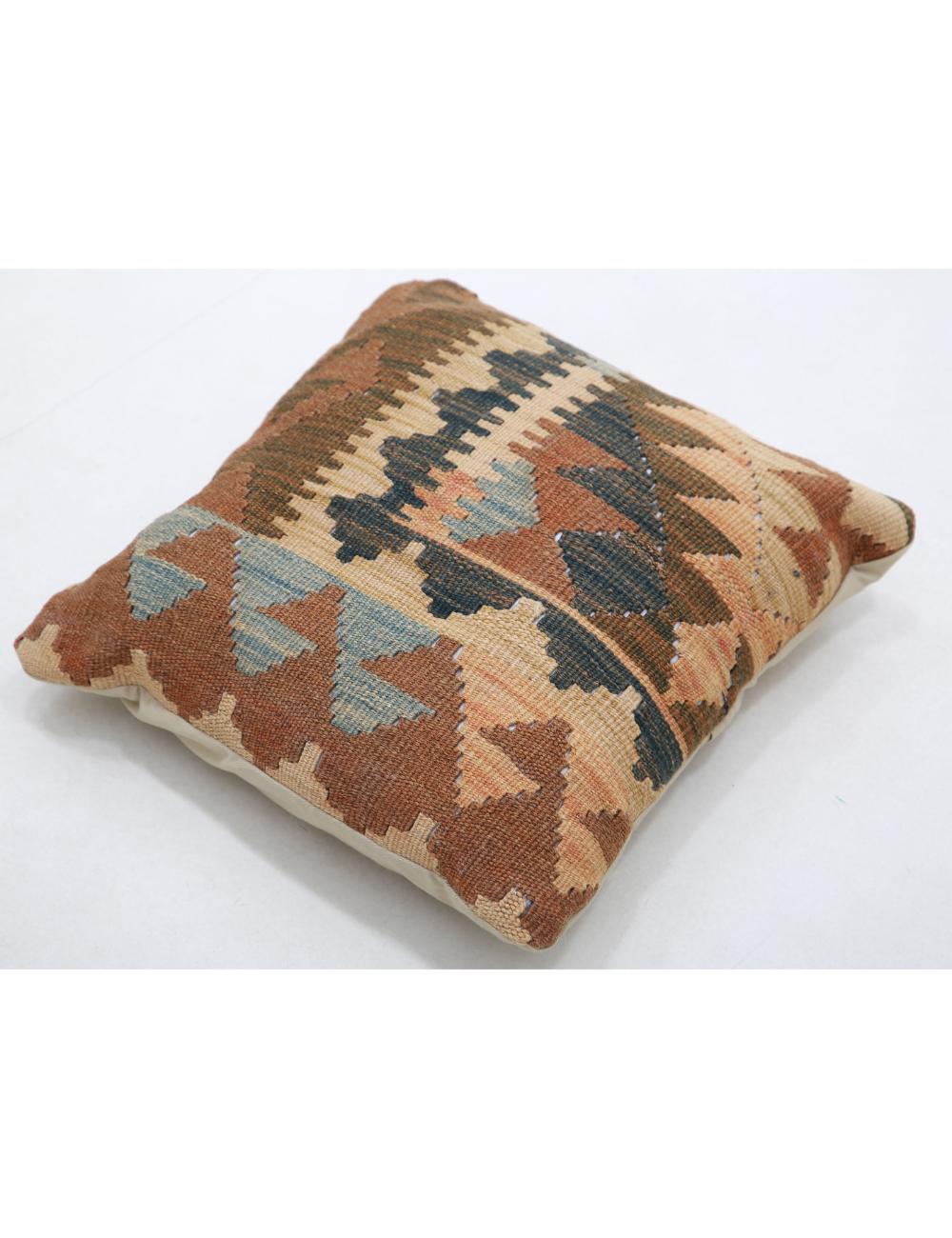 Pillows 1' 5" X 1' 5" Hand-Woven Wool Pillow 1' 5" X 1' 5" (43 X 43) / Multi / Multi