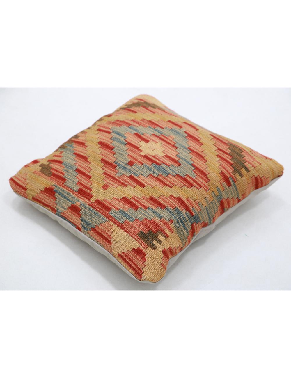 Pillows 1' 5" X 1' 5" Hand-Woven Wool Pillow 1' 5" X 1' 5" (43 X 43) / Multi / Multi