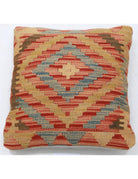 Pillows 1' 5" X 1' 5" Hand-Woven Wool Pillow 1' 5" X 1' 5" (43 X 43) / Multi / Multi