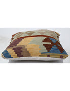 Pillows 1' 5" X 1' 5" Hand-Woven Wool Pillow 1' 5" X 1' 5" (43 X 43) / Multi / Multi