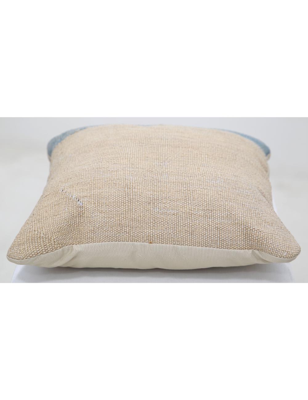 Pillows 1' 5" X 1' 5" Hand-Woven Wool Pillow 1' 5" X 1' 5" (43 X 43) / Multi / Multi