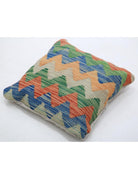 Pillows 1' 5" X 1' 5" Hand-Woven Wool Pillow 1' 5" X 1' 5" (43 X 43) / Multi / Multi