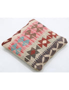 Pillows 1' 5" X 1' 5" Hand-Woven Wool Pillow 1' 5" X 1' 5" (43 X 43) / Multi / Multi