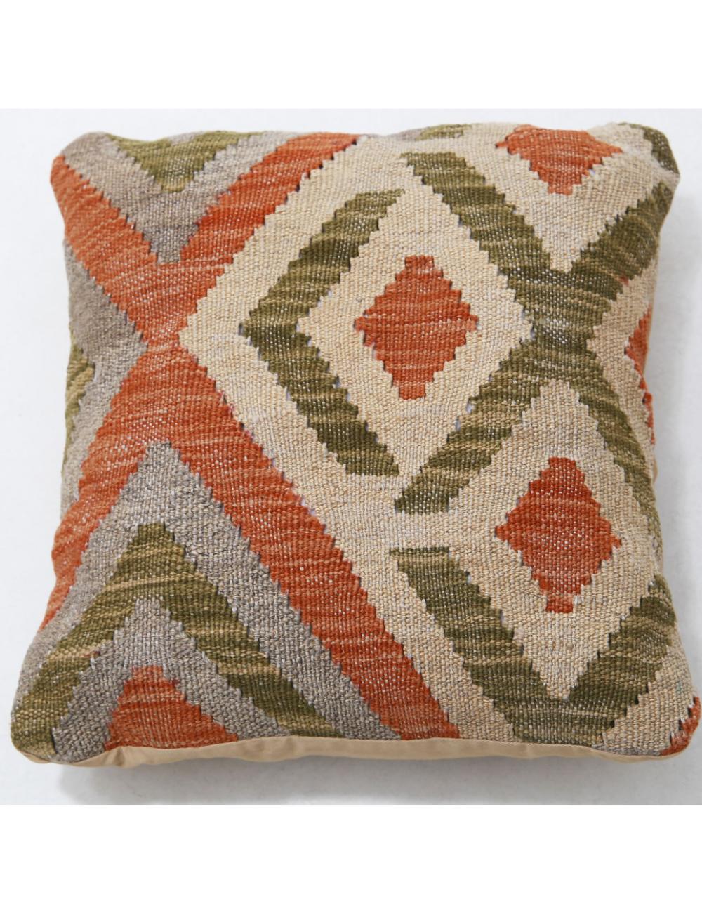 Pillows 1' 5" X 1' 5" Hand-Woven Wool Pillow 1' 5" X 1' 5" (43 X 43) / Multi / Multi