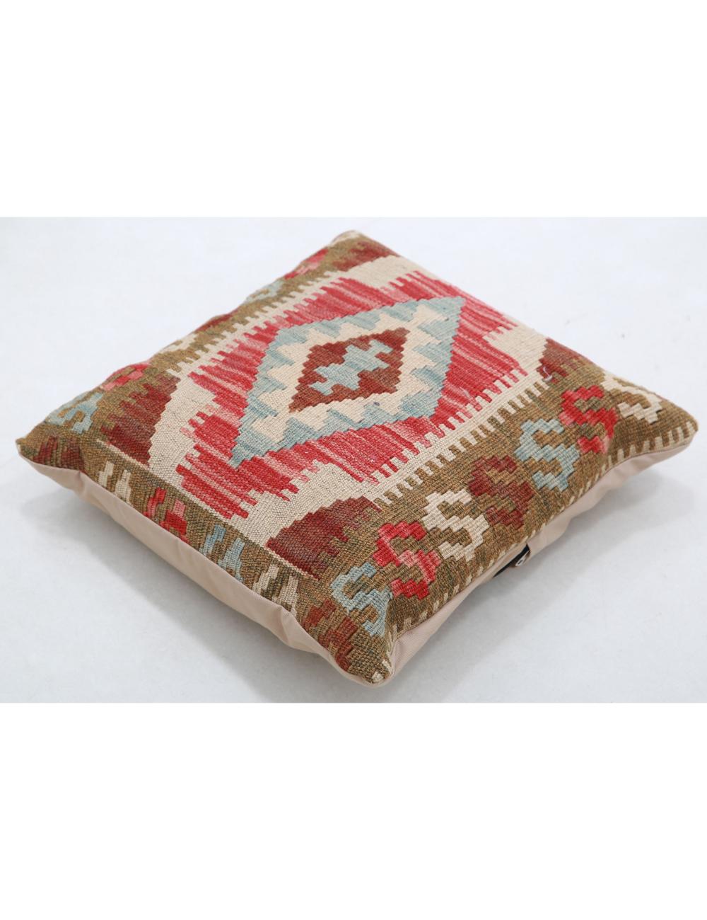 Pillows 1' 5" X 1' 5" Hand-Woven Wool Pillow 1' 5" X 1' 5" (43 X 43) / Multi / Multi