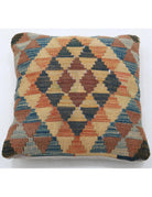 Pillows 1' 5" X 1' 5" Hand-Woven Wool Pillow 1' 5" X 1' 5" (43 X 43) / Multi / Multi