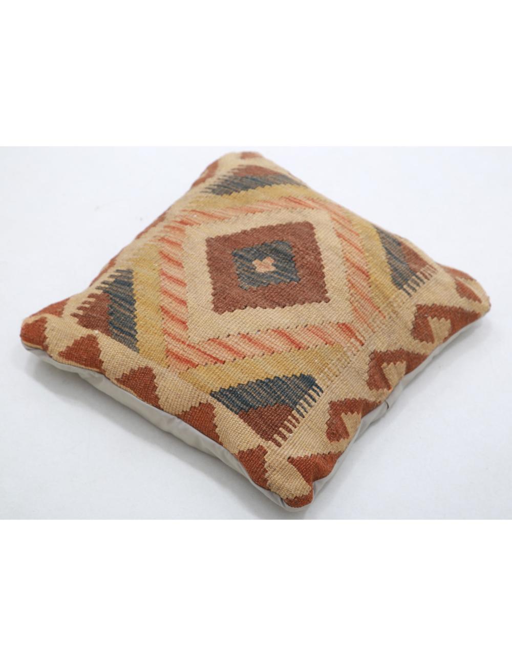 Pillows 1' 5" X 1' 5" Hand-Woven Wool Pillow 1' 5" X 1' 5" (43 X 43) / Multi / Multi