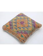 Pillows 1' 5" X 1' 5" Hand-Woven Wool Pillow 1' 5" X 1' 5" (43 X 43) / Multi / Multi