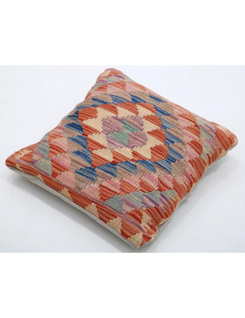 Pillows 1' 5" X 1' 5" Hand-Woven Wool Pillow 1' 5" X 1' 5" (43 X 43) / Multi / Multi