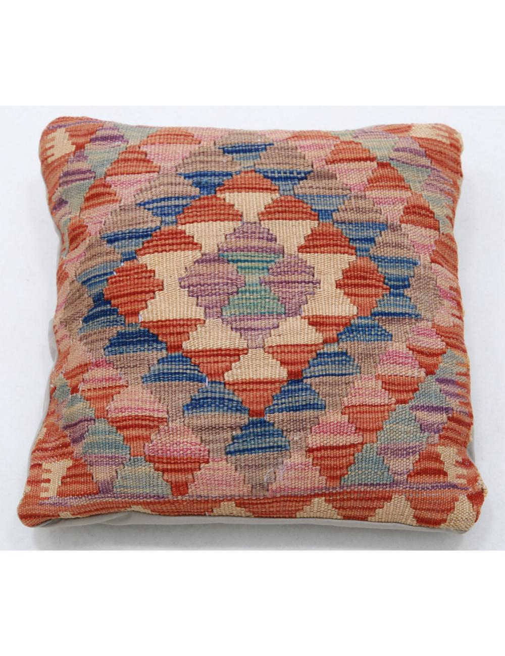 Pillows 1' 5" X 1' 5" Hand-Woven Wool Pillow 1' 5" X 1' 5" (43 X 43) / Multi / Multi