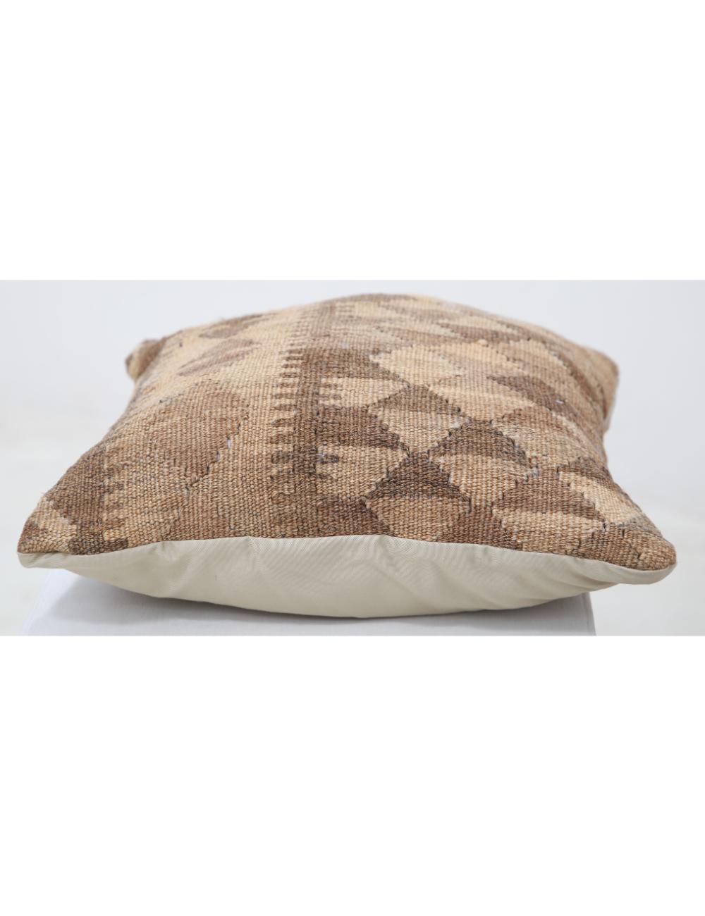 Pillows 1' 5" X 1' 5" Hand-Woven Wool Pillow 1' 5" X 1' 5" (43 X 43) / Multi / Multi