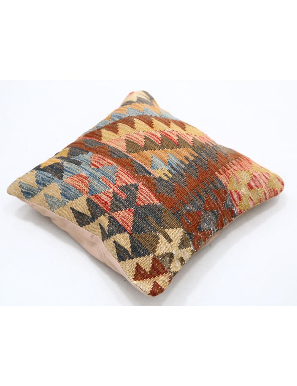 Pillows 1' 5" X 1' 5" Hand-Woven Wool Pillow 1' 5" X 1' 5" (43 X 43) / Multi / Multi