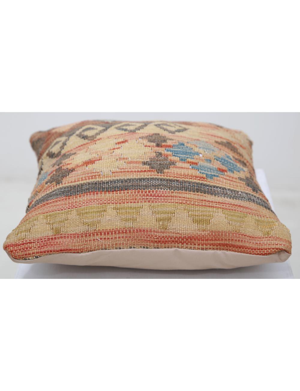 Pillows 1' 5" X 1' 5" Hand-Woven Wool Pillow 1' 5" X 1' 5" (43 X 43) / Multi / Multi