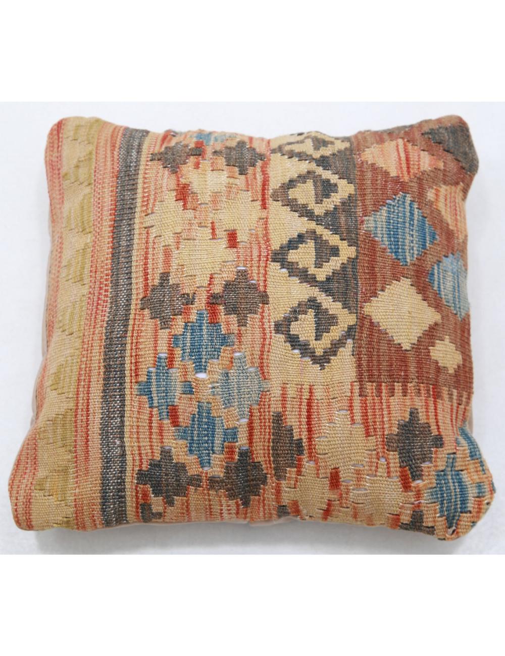 Pillows 1' 5" X 1' 5" Hand-Woven Wool Pillow 1' 5" X 1' 5" (43 X 43) / Multi / Multi