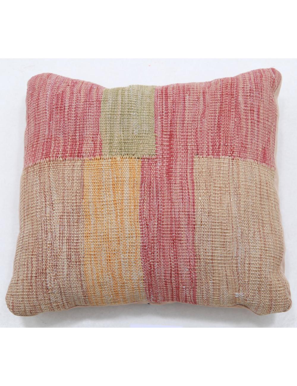 Pillows 1' 5" X 1' 5" Hand-Woven Wool Pillow 1' 5" X 1' 5" (43 X 43) / Multi / Multi