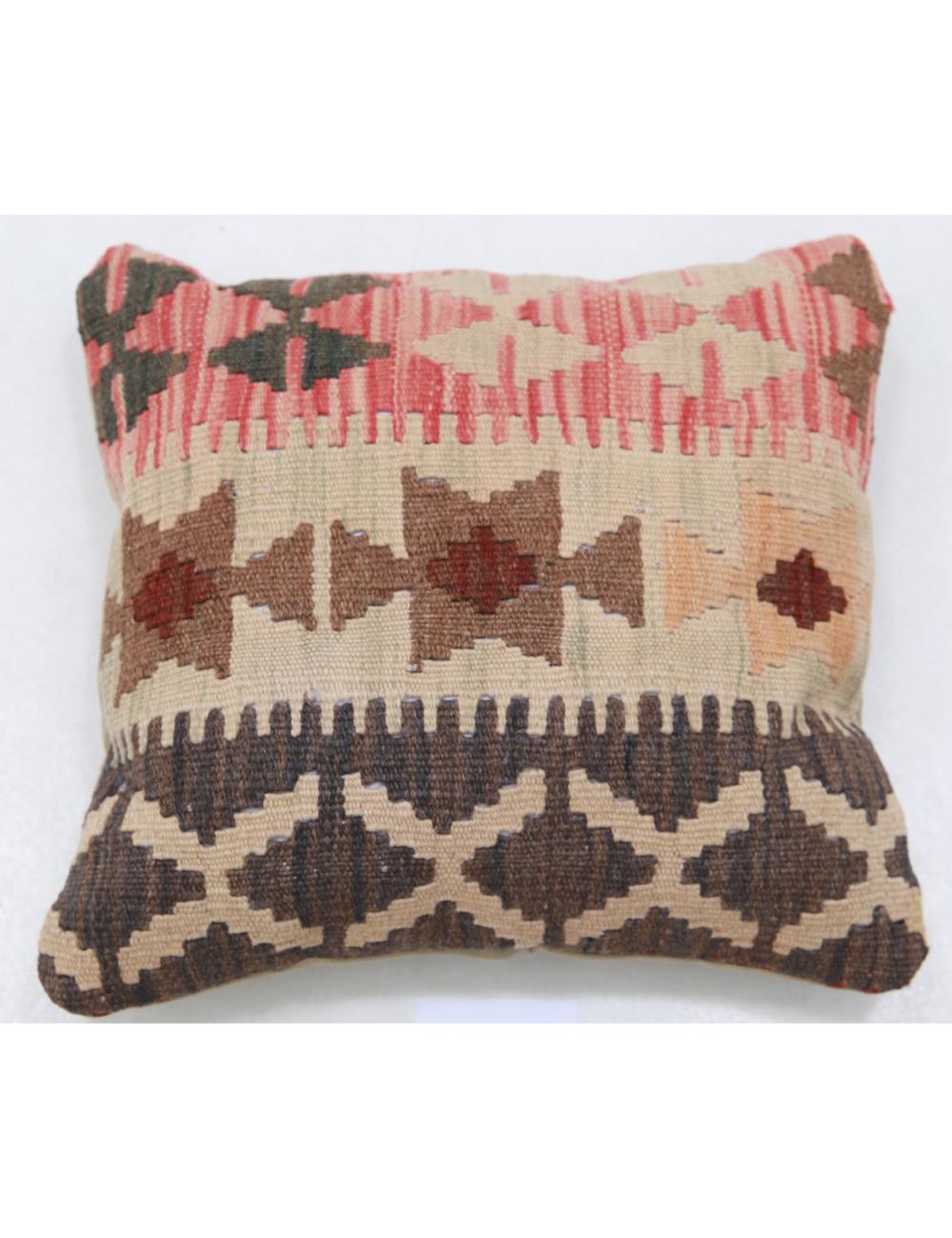 Pillows 1' 5" X 1' 5" Hand-Woven Wool Pillow 1' 5" X 1' 5" (43 X 43) / Multi / Multi