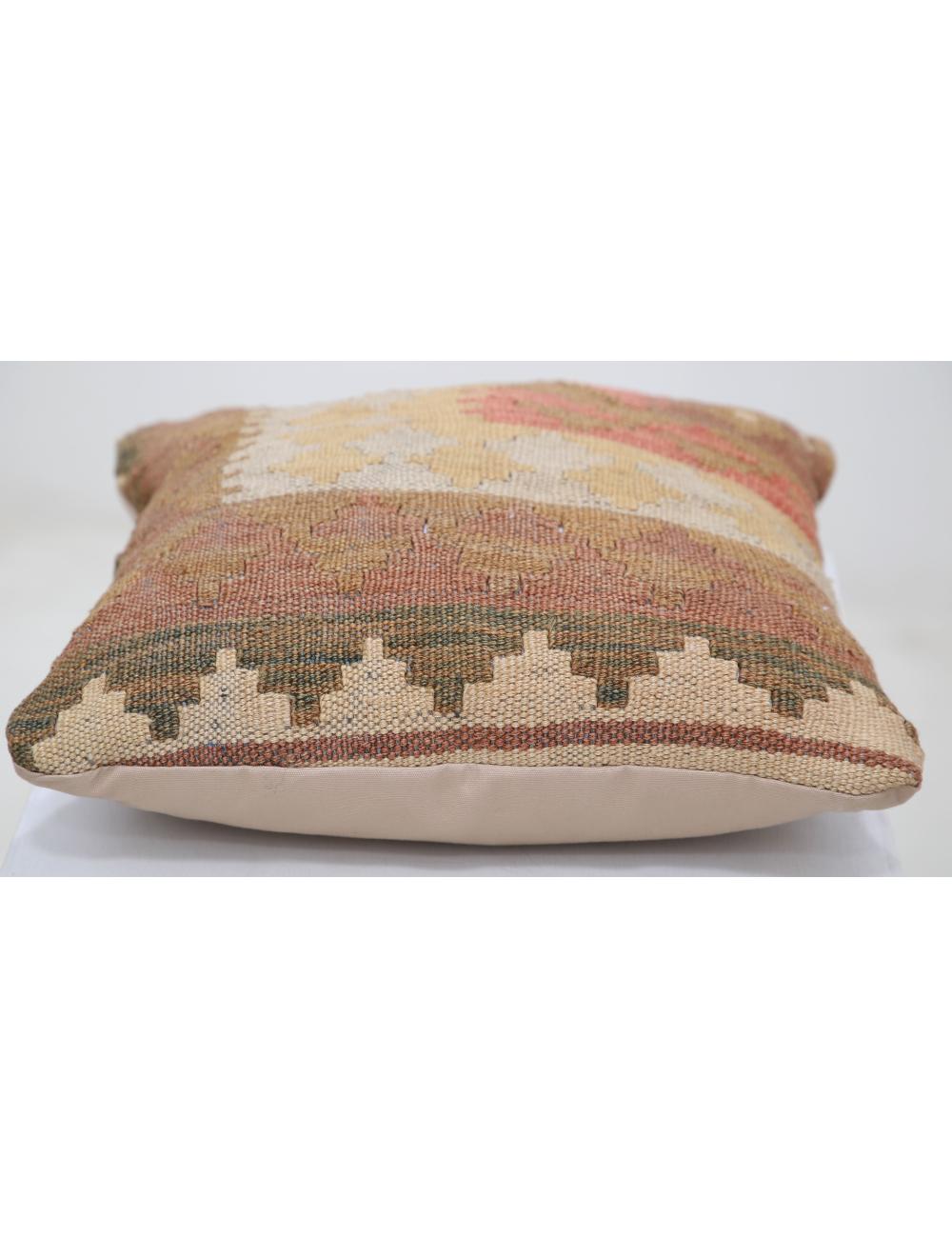 Pillows 1' 5" X 1' 5" Hand-Woven Wool Pillow 1' 5" X 1' 5" (43 X 43) / Multi / Multi