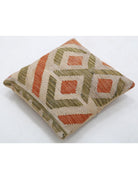 Pillows 1' 5" X 1' 5" Hand-Woven Wool Pillow 1' 5" X 1' 5" (43 X 43) / Multi / Multi