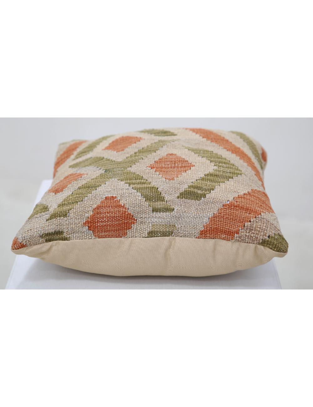 Pillows 1' 5" X 1' 5" Hand-Woven Wool Pillow 1' 5" X 1' 5" (43 X 43) / Multi / Multi