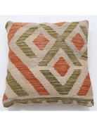 Pillows 1' 5" X 1' 5" Hand-Woven Wool Pillow 1' 5" X 1' 5" (43 X 43) / Multi / Multi