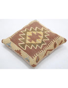 Pillows 1' 5" X 1' 5" Hand-Woven Wool Pillow 1' 5" X 1' 5" (43 X 43) / Multi / Multi