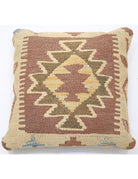 Pillows 1' 5" X 1' 5" Hand-Woven Wool Pillow 1' 5" X 1' 5" (43 X 43) / Multi / Multi