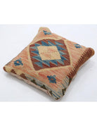 Pillows 1' 5" X 1' 5" Hand-Woven Wool Pillow 1' 5" X 1' 5" (43 X 43) / Multi / Multi