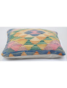 Pillows 1' 5" X 1' 5" Hand-Woven Wool Pillow 1' 5" X 1' 5" (43 X 43) / Multi / Multi