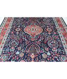 Legacy 8'0'' X 9'11'' Hand-Knotted Bamboo Silk Rug 8'0'' x 9'11'' (120 X 360) / Blue / Red