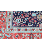 Legacy 8'0'' X 9'11'' Hand-Knotted Bamboo Silk Rug 8'0'' x 9'11'' (120 X 360) / Blue / Red