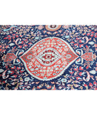 Legacy 8'0'' X 9'11'' Hand-Knotted Bamboo Silk Rug 8'0'' x 9'11'' (120 X 360) / Blue / Red