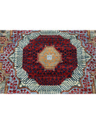 Mamluk 2' 6" X 27' 6" Hand-Knotted Wool Rug 2' 6" X 27' 6" (76 X 838) / Green / Red