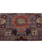 Mamluk 2' 7" X 14' 10" Hand-Knotted Wool Rug 2' 7" X 14' 10" (79 X 452) / Blue / Red