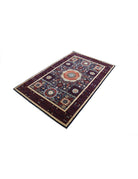 Mamluk 4' 1" X 6' 5" Hand-Knotted Wool Rug 4' 1" X 6' 5" (124 X 196) / Blue / Red