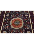 Mamluk 3' 11" X 6' 1" Hand-Knotted Wool Rug 3' 11" X 6' 1" (119 X 185) / Blue / Blue