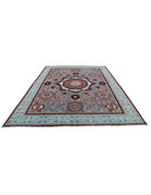 Mamluk 8' 10" X 11' 8" Hand-Knotted Wool Rug 8' 10" X 11' 8" (269 X 356) / Blue / Ivory