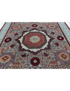 Mamluk 8' 10" X 11' 8" Hand-Knotted Wool Rug 8' 10" X 11' 8" (269 X 356) / Blue / Ivory