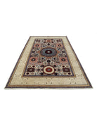 Mamluk 6' 0" X 9' 2" Hand-Knotted Wool Rug 6' 0" X 9' 2" (183 X 279) / Ivory / Tan